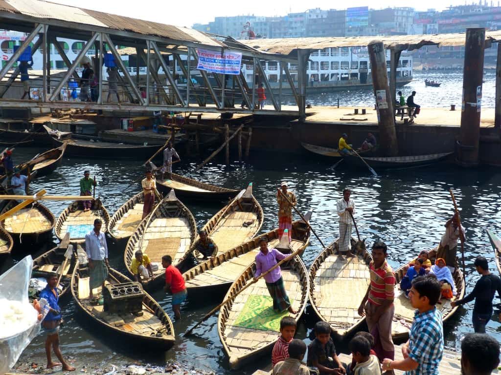 Water Taxis On The Buriganga River